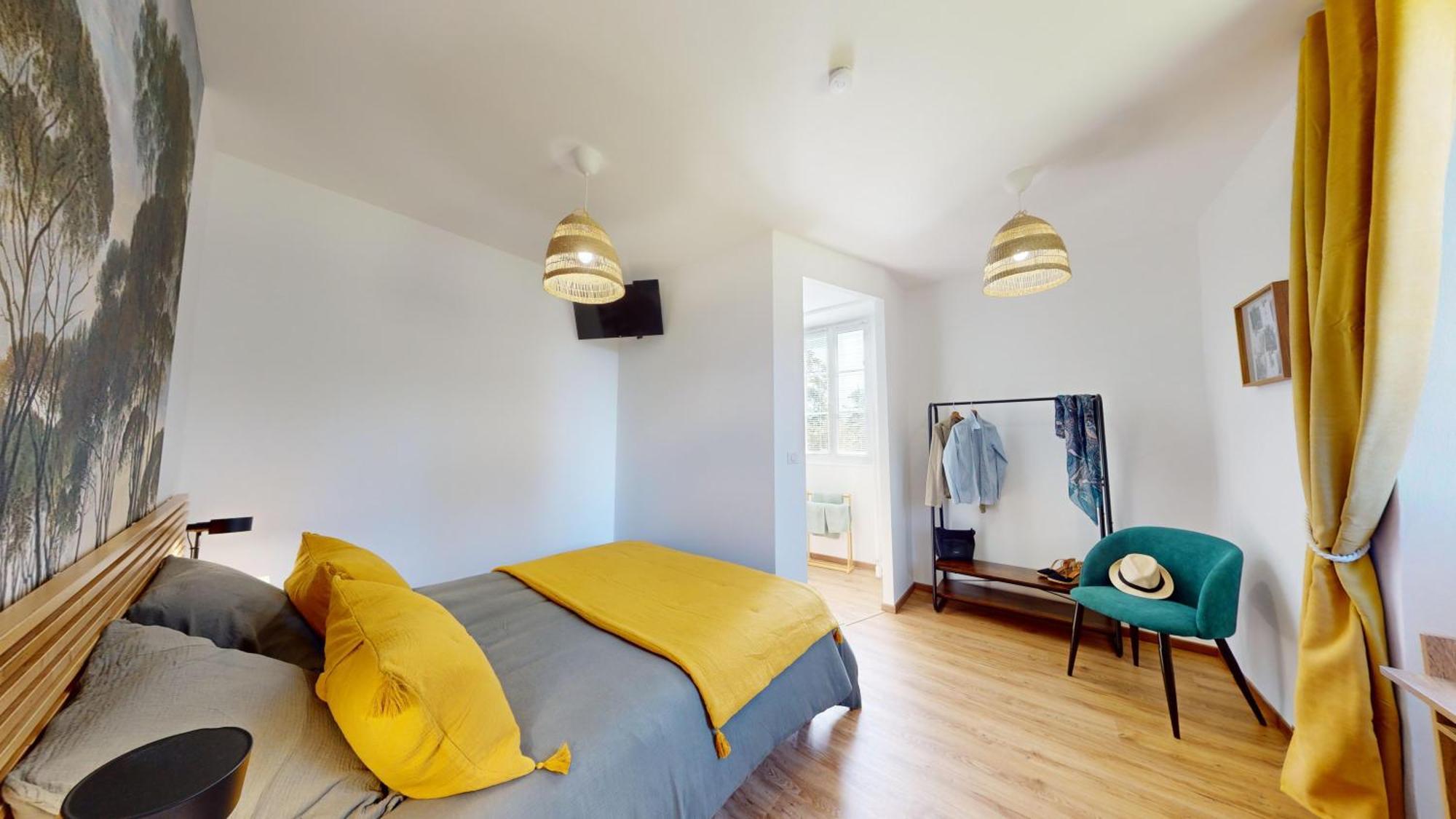 Domaine De L'Eau Partie Bed and Breakfast Carentan Rum bild